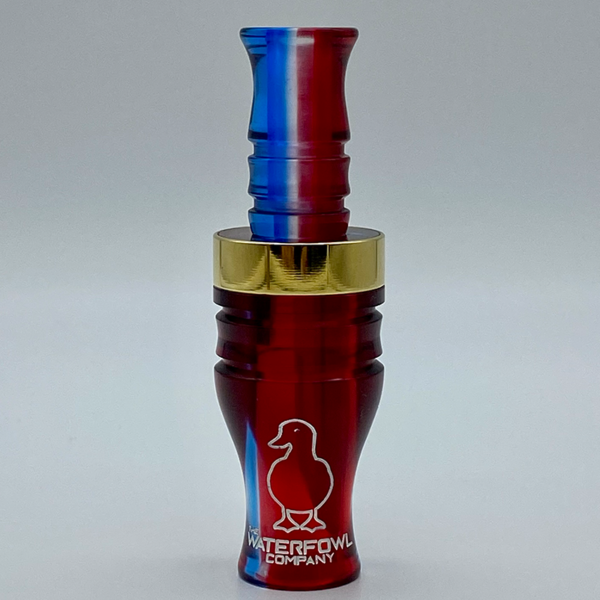 Red White and Blue Acrylic Timber Call